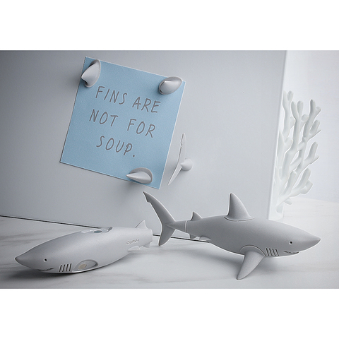 Набор магнитов для холодильника 5шт Qualy Shark