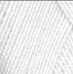 Пряжа "Пчёлка", 100% акрил, 100гр - 500м, белый