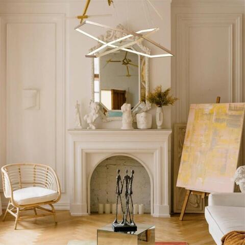 Подвесная светодиодная люстра Favourite Hexagon 2103-14P