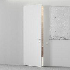 Скрытая дверь под покраску кромка ABS