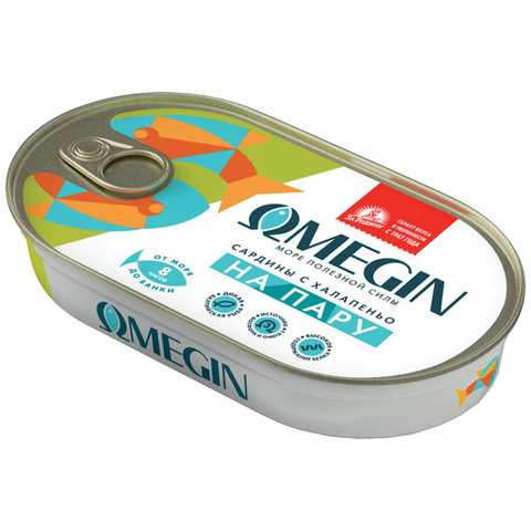 Сардина За Родину На Пару в масле с маслинами 175г ключ (Hanza), шт