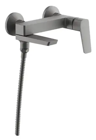 Смеситель для ванны BELZ B60715-3 короткий излив, латунь, графит