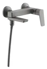 Смеситель для ванны BELZ B60715-3 короткий излив, латунь, графит