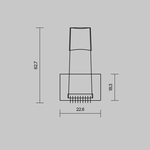 Комплект креплений Maytoni (для профиля 50×35) 4 шт., ALM-5035T-MT 642036