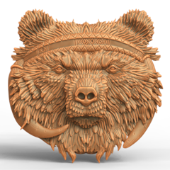 Силиконовый молд № 527 Медведь славянский оберег