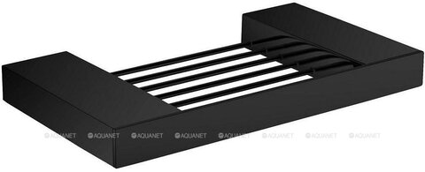 Aquanet 5611MB 5611MB Мыльница прямоугольная Aquanet, черн.мат (241904)