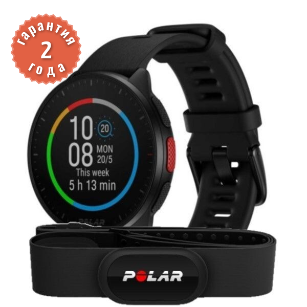 Polar Pacer Night Black HR (H10)