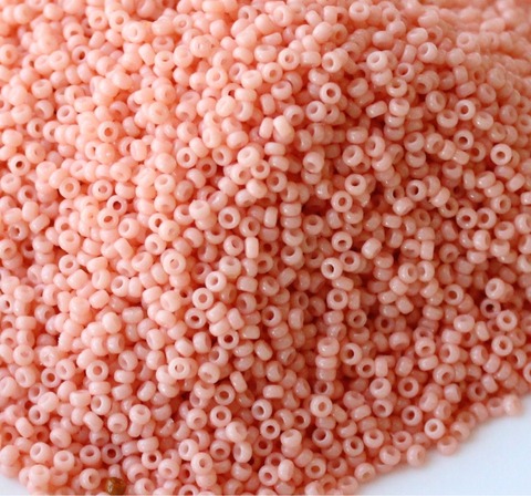 15/0 RR-4461 Бисер круглый Миюки Чайная роза непрозрачный /Miyuki round 15/0 Duracoat Opq Tea Rose