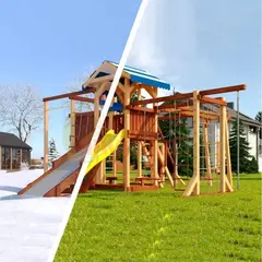 Детская площадка Савушка 4 Сезона 10 | Игровой комплекс для детей