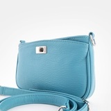 Сумка Саломея 339 фактурный морская волна