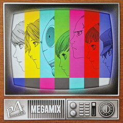 Виниловая пластинка. OST – Persona 4 Megamix (Clear with Yellow and Black Splatter Vinyl)