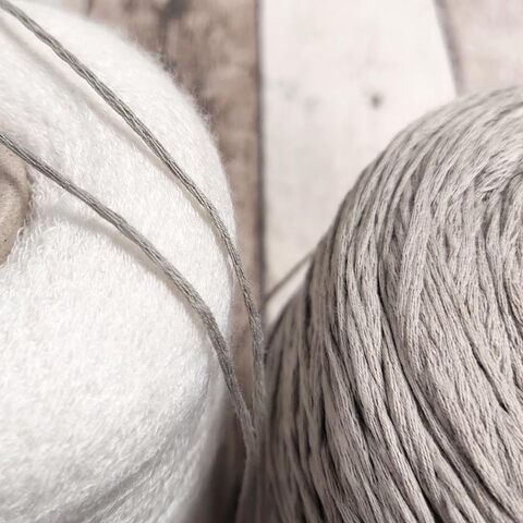 Хлопок-шнурок 150 серый