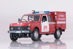 VAZ-2121 Niva VIS-294611 Rescue Service 1:43 DeAgostini Auto Legends USSR #253