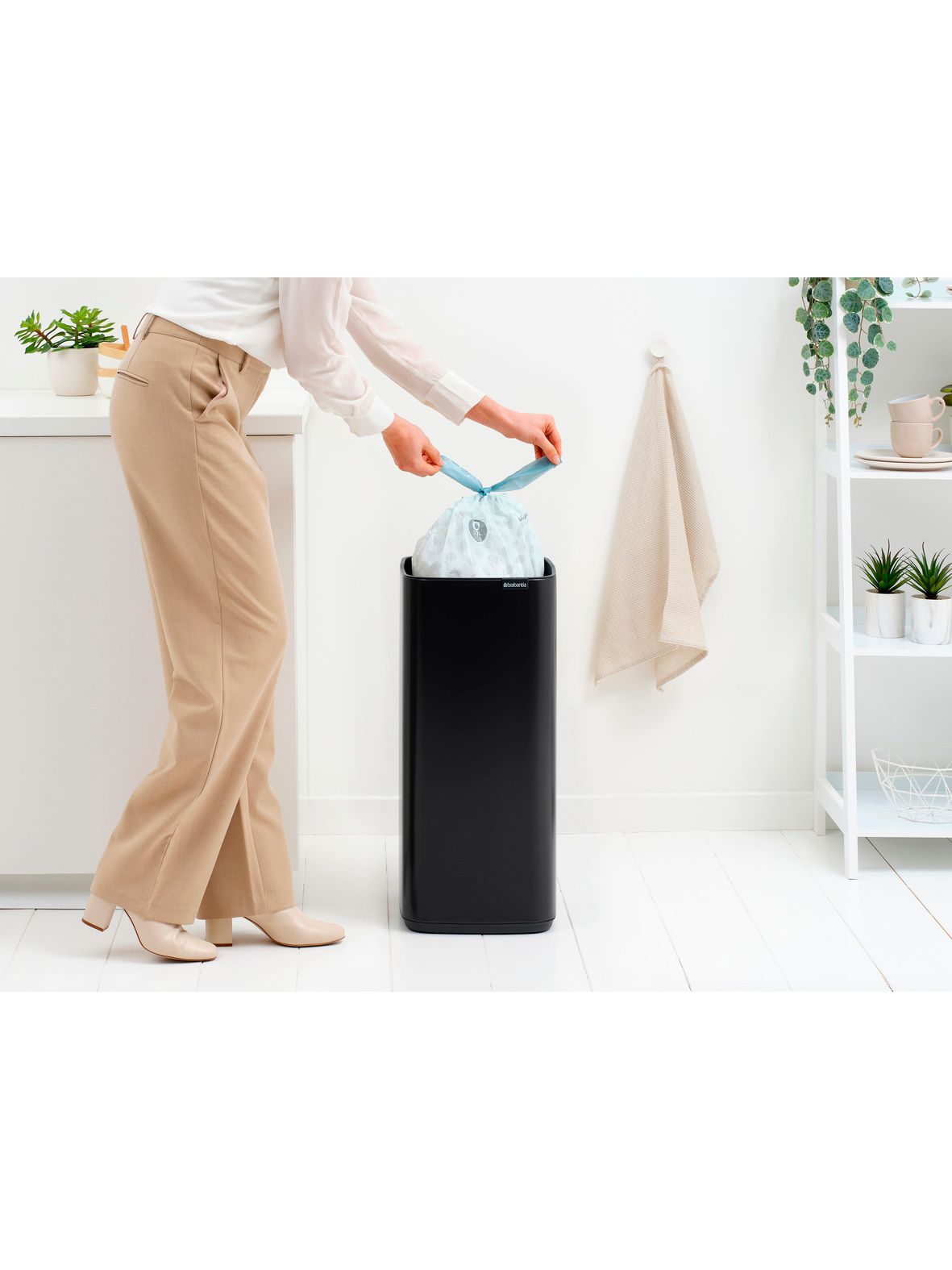 Мусорный бак Bo Bo Touch Bin (30 л), Черный матовый, арт. 238208 - фото 13