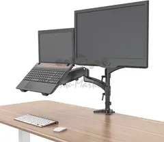 Кронштейн для монитора/ноутбука Cactus CS-VM-LH08-BK черный 13"-32" макс.16кг настольный поворот и наклон — фото 3