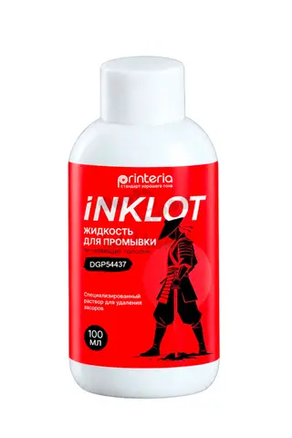 Промывочная жидкость для печатающих головок струйных принтеров INKLOT для  (Printeria), 100мл, DGP54441