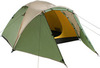 Картинка палатка туристическая Btrace canio 3 зелено-бежевый - 1