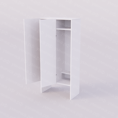 Детский шкафчик «Весенний закат» 2 секции (ЛДСП, ХДФ)