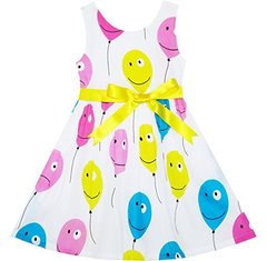 SUNNY FASHION Платье с шариками нарядное ДП64