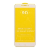 Защитное стекло 9H полный клей Full Glue для Xiaomi Redmi 4X (Белая рамка)