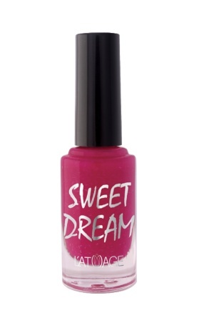 L’atuage Лак для ногтей SWEET DREAM тон 506 бордовый перламутровый песок 9мл