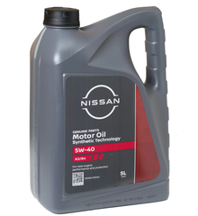 Моторное масло Nissan Motor Oil synthetic technology 5W40 5л