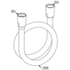 Kludi 61 071 0500 Supraflex Шланг душевой 1250 мм Silver