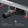 Am.Pm W01SC-S11-060-05SB MasterFlow Трап для душа линейный универс затвор Slim line 60см цвет сталь мат