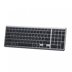 Клавиатура UGREEN KU005 (15956) 2.4GHz Bluetooth5.0 Ultra Slim Wireless Keyboard - Silver