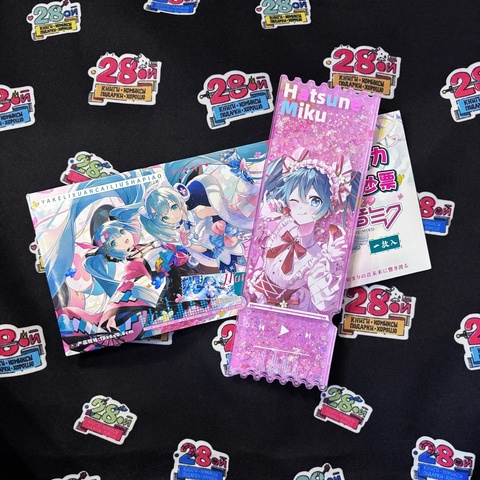 Случайный акриловый билет Hatsune Miku
