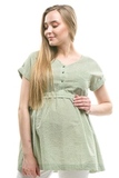 Блузка для беременных 10364 оливковый