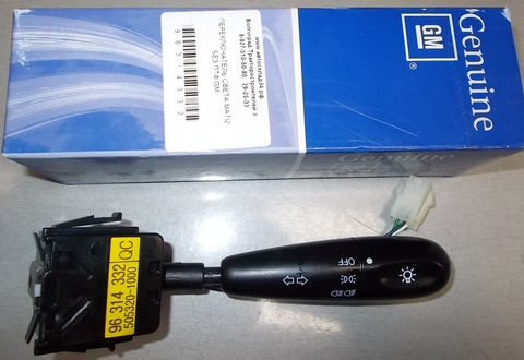 ПЕРЕКЛЮЧАТЕЛЬ СВЕТА MATIZ БЕЗ ПТФ GM