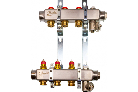 Danfoss 088U0973 SSM-3 Комплект коллекторов с кронштейнами 3 контура