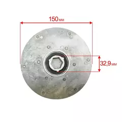 Крыльчатка помпы DDE PH50-80 №2