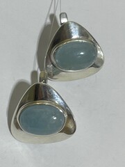 Прато (серьги  из серебра)