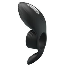 Черное кольцо на пенис с вибрацией Vibration Penis Sleeve - 