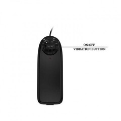 Фаллоимитатор с вибрацией и имитацией семяизвержения (19,3×4,3 см)