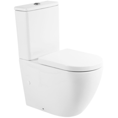 BelBagno BB2141CPR/BB865SC Унитаз-компакт безободковый BelBagno SFERA-R BB2141CPR/BB865SC фото