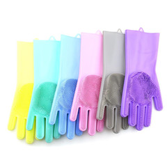 Многофункциональные силиконовые перчатки Magic Brush, 2 шт