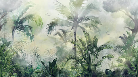 Дизайнерские обои Тропический лес