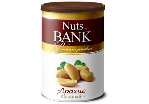 Арахис соленый Nuts Bank, 200г