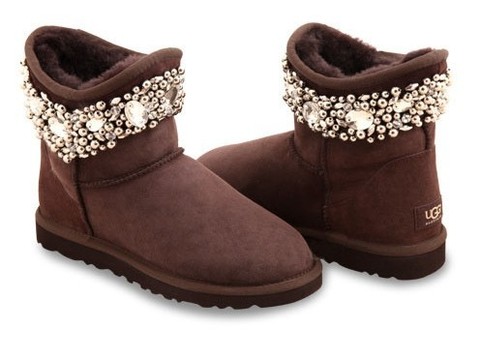 UGG & Jimmy Choo Crystals Chocolate