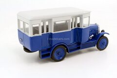 AMO-F-15 bus 1924-1931 blue-white 1:43 DeAgostini Auto Legends USSR #217