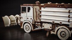 Снегоуборочная машина (Snow Truck) от EWA - Деревянный конструктор, сборная механическая модель, 3D пазл