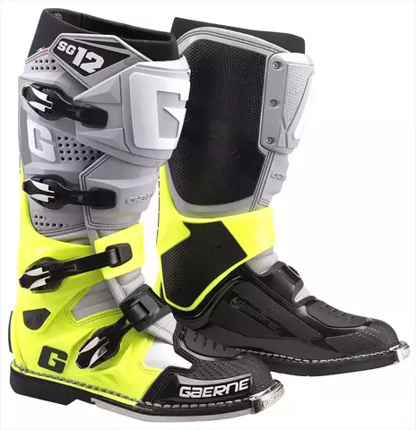 Мотоботы Gaerne SG-12 Black/Yellow/Grey 46