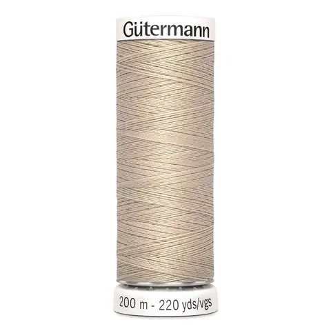 Нить Sew-All 200 м, Gutermann, 722 светло-бежевый