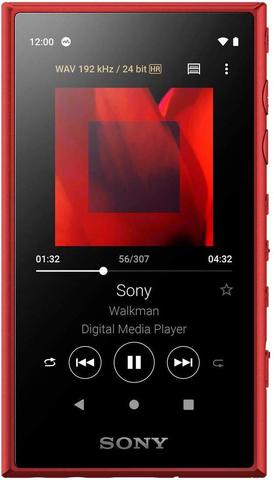 NW-A105R Hi-Res плеер Sony, 16Gb, цвет красный