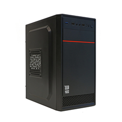 Корпус BaseTech M3404, БП:500W, mATX, чёрный, 2xUSB2, 1xUSB3 (BT-M3404-500W-B)
