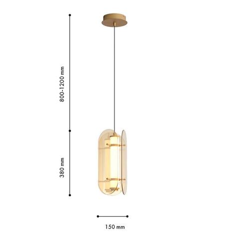 Подвесной светодиодный светильник Favourite Fada 4624-2P