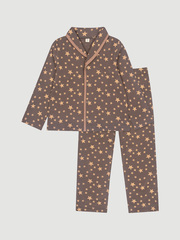 Пижама с воротником Mjölk Retro Stars